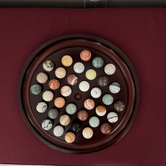 BOMBAY COMPANY WOODEN MARBLE GAME VINTAGE 1994 - Picture 1 of 14